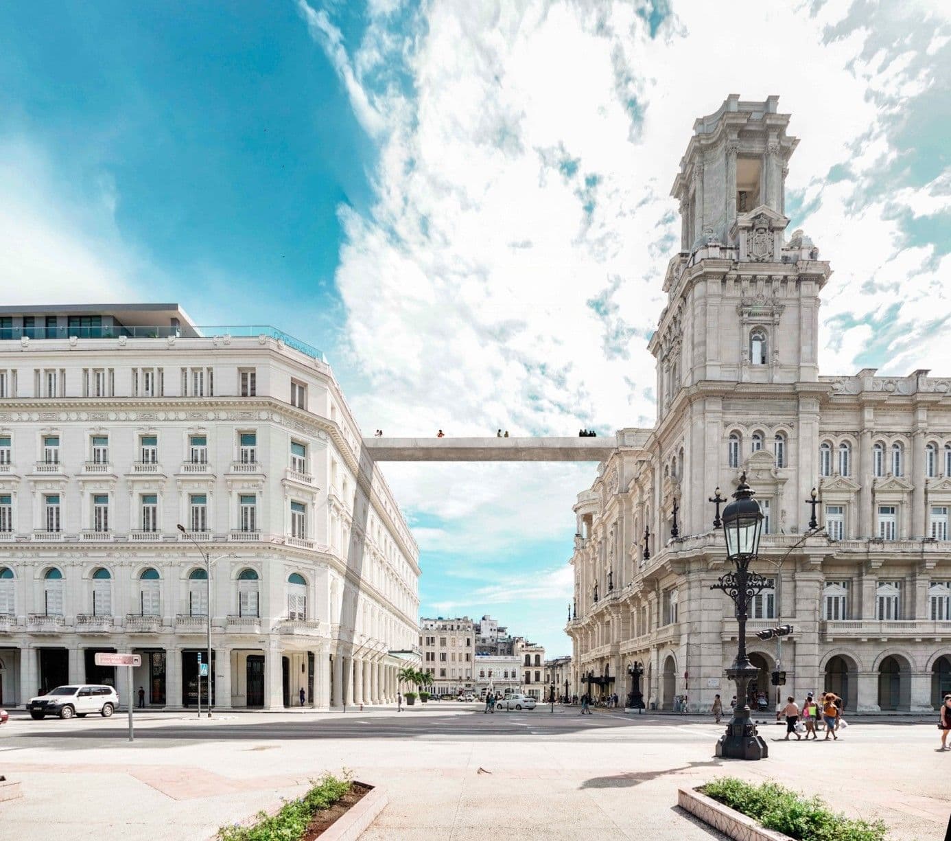 Untitled (The Universal Art Museum of Cuba and the 5 Star Hotel Manzana Kempinski) by Infraestudio, 2020. 