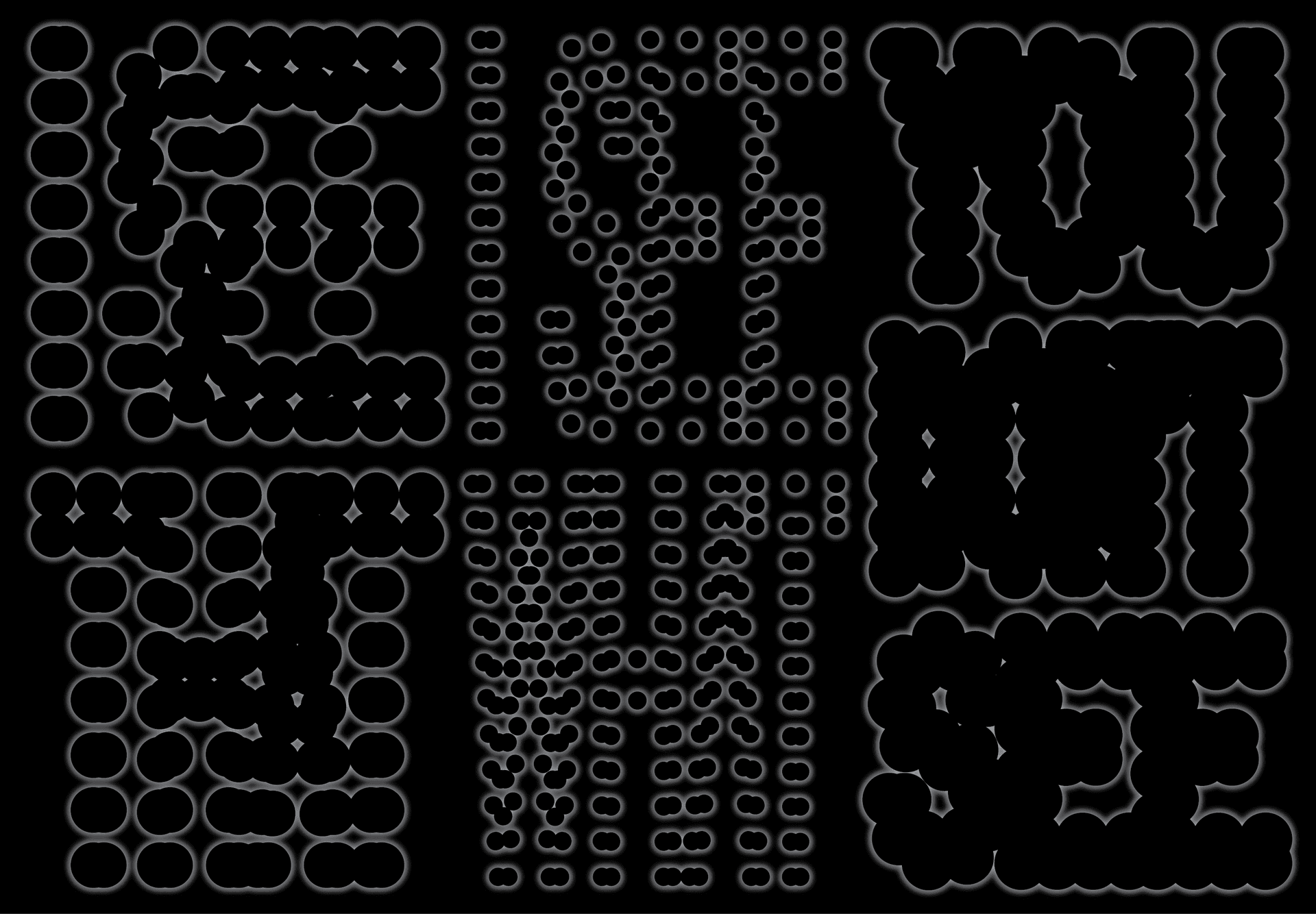 I See I See What You Don't See, grafisch ontwerp Rudy Guedj, 2019.