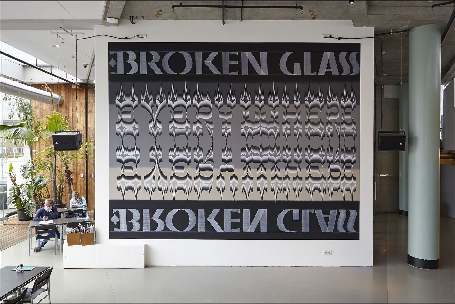  Job Wouters. Muurschildering #5. Foto Corriette Schoenaerts 