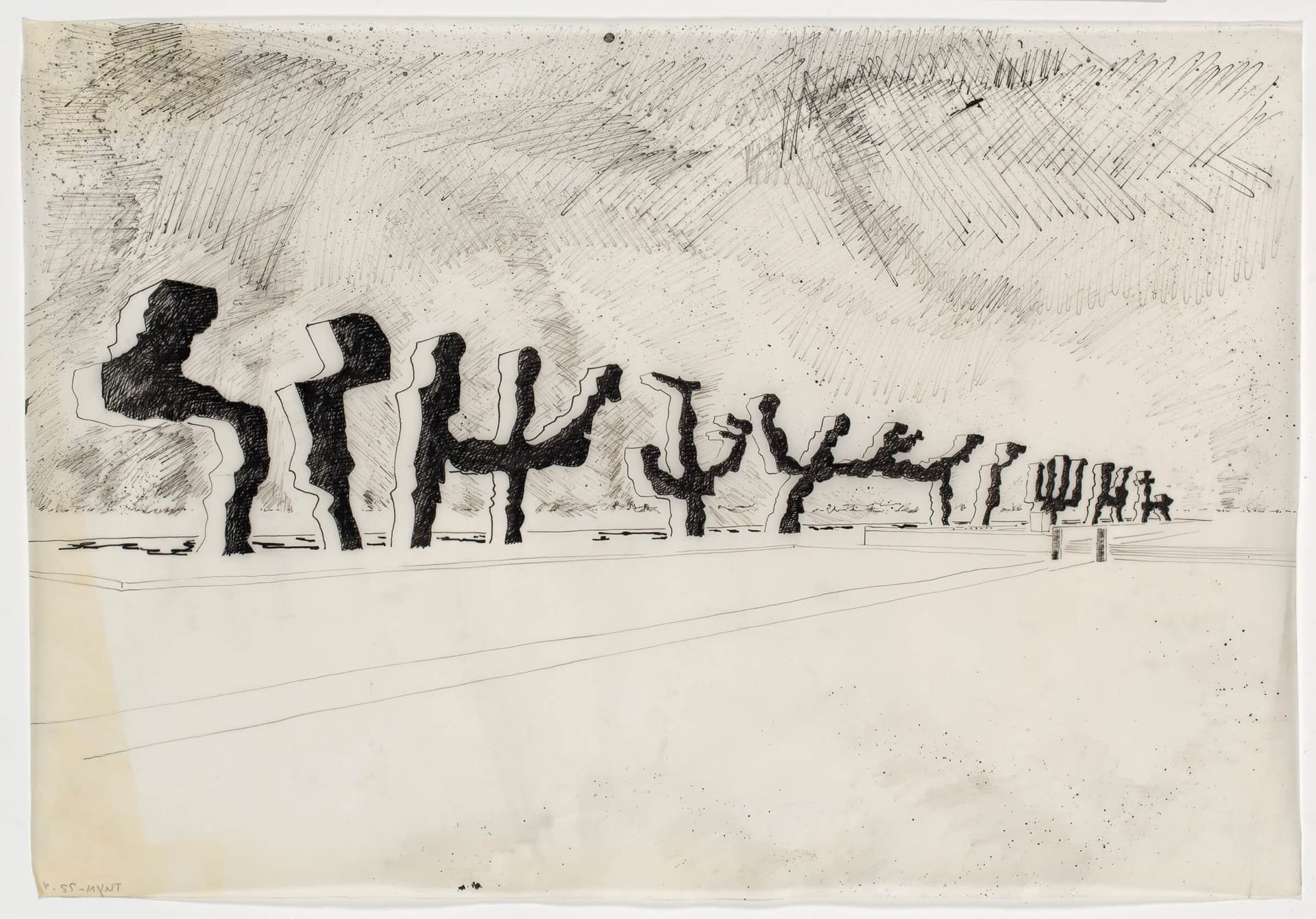 G. W.E. Tuynman. Prijsvraagontwerp: monument d'Auschwitz motto "799139" z.jr. Collectie Het Nieuwe Instituut, TUYN 22 