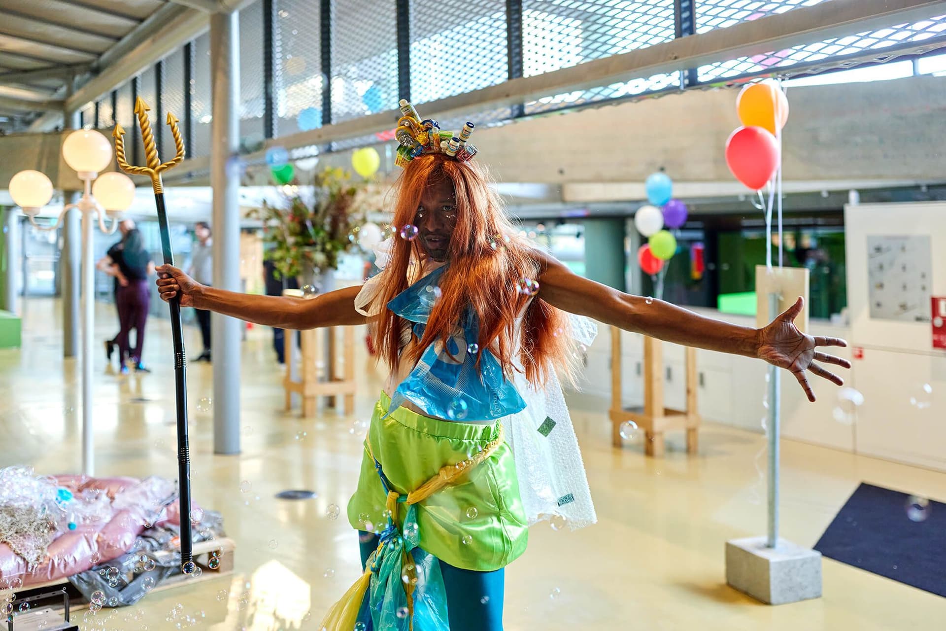 Opening ‘De architectuur van een wondere wereld’, 4 september 2021 in Het Nieuwe Instituut. Foto: Aad Hoogendoorn.  