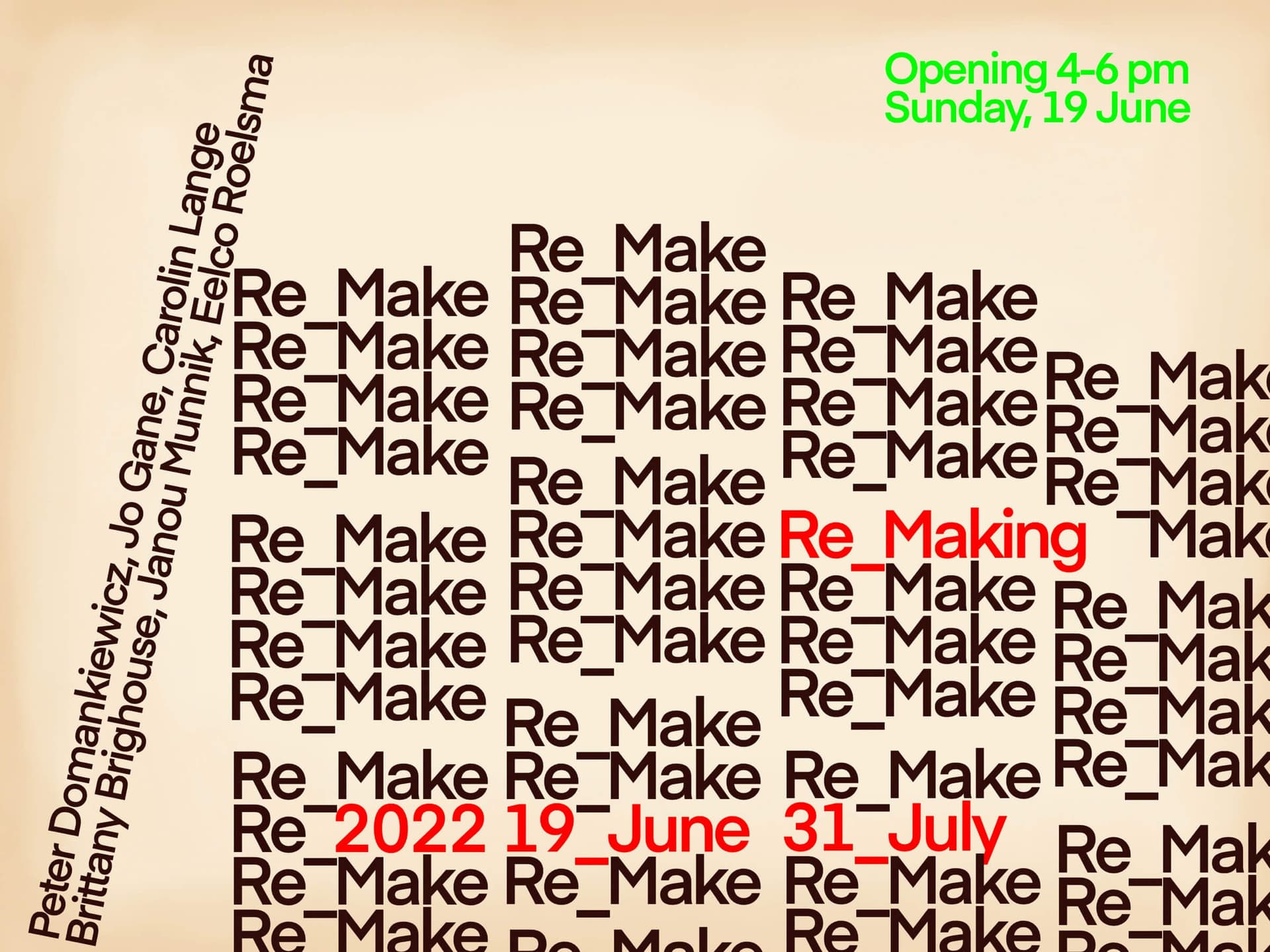 Re_making. Exhibition at Foundation B.a.d. 