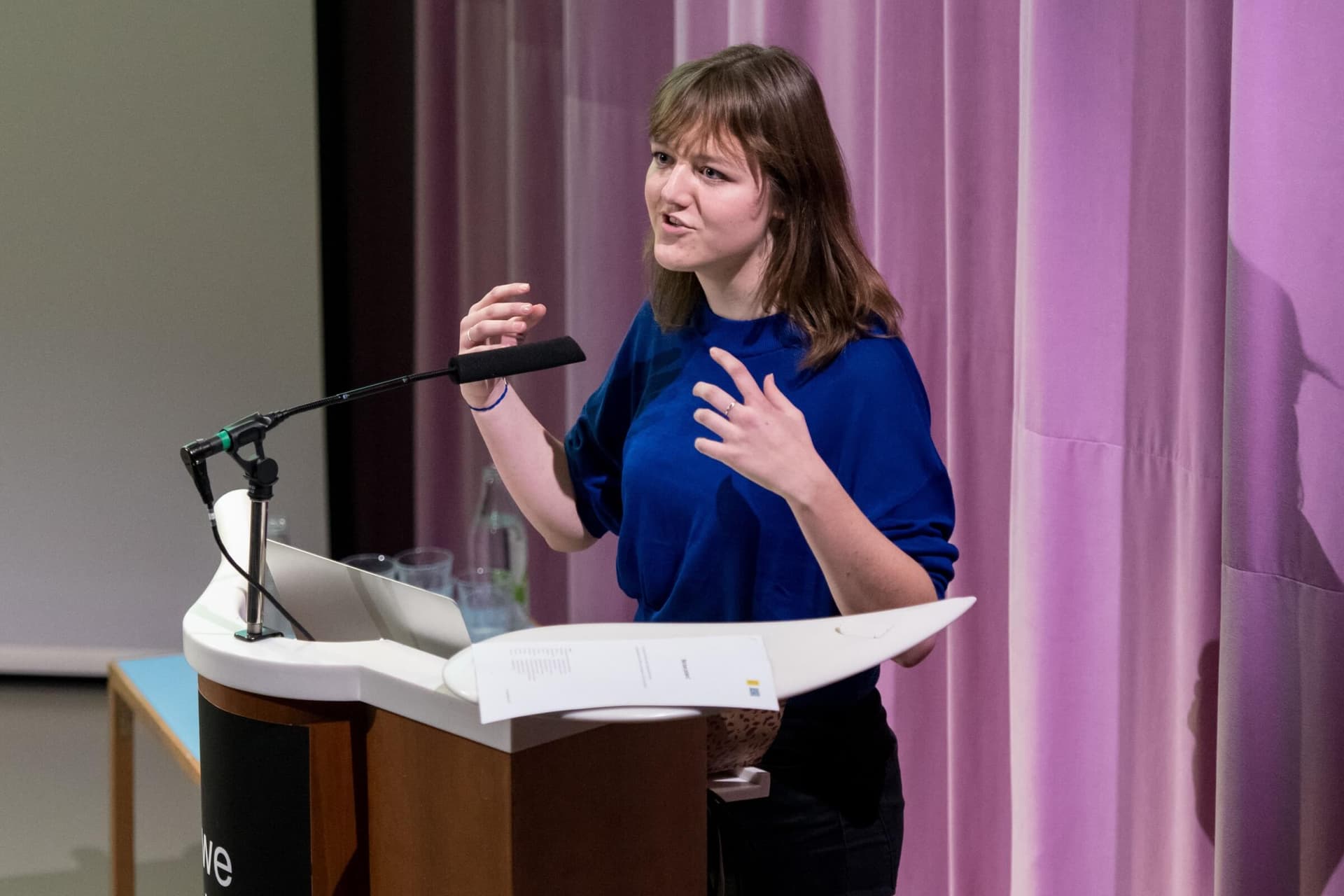 Presentatie Djillie Roes, 23 november 2017. Foto: Hans Tak. 