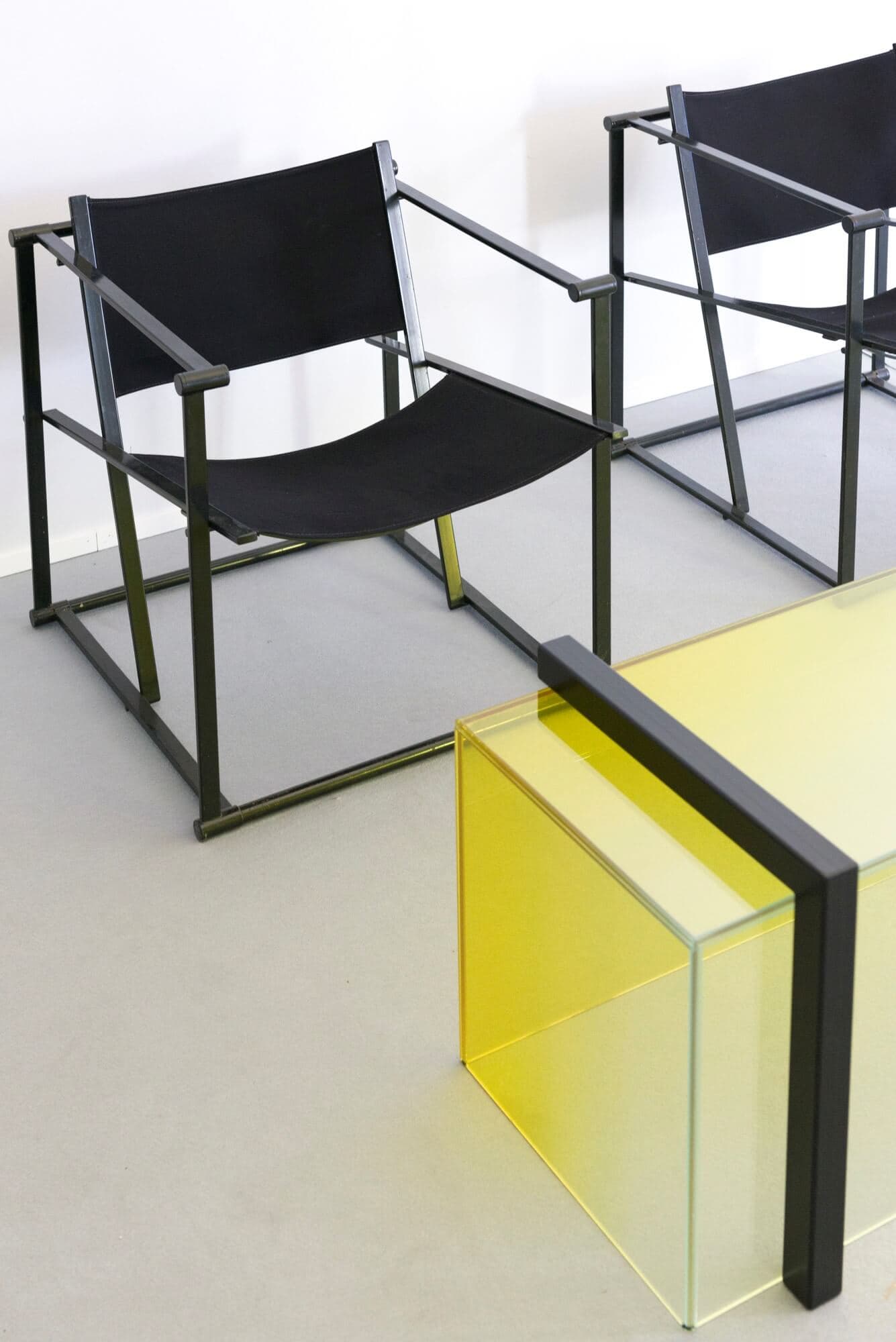 Ruimtelijke compositie in Rood, Blauw en Geel. Gecureerd en ontworpen door Studio Sabine Marcelis. Foto Lothaire Hucki 