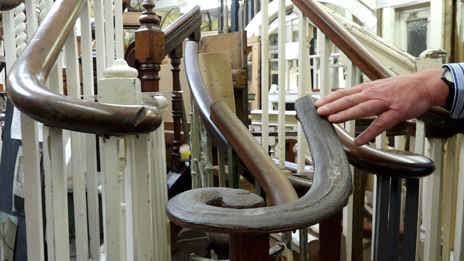 Trappen uit de collectie van verzamelaar Charles Brooking. Foto Mels van Zutphen 