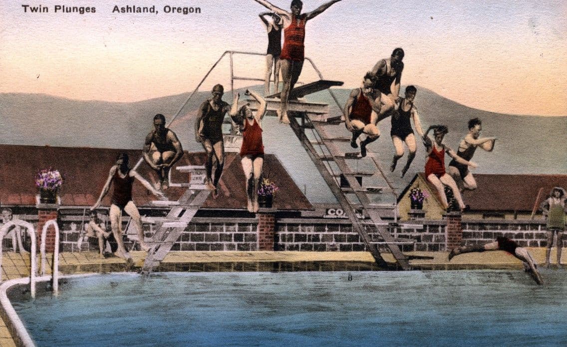 Twin Plunges, Ashland, Oregon, USA. Credit: Southern Oregon Historical Society