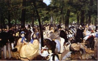 Édouard Manet, La Musique au Tuileries (1862) 