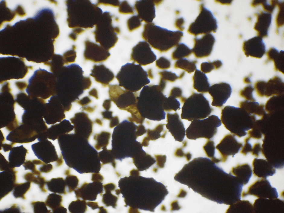 Mars Simulant JRC-1, 100x vergroot. Foto: Z22 