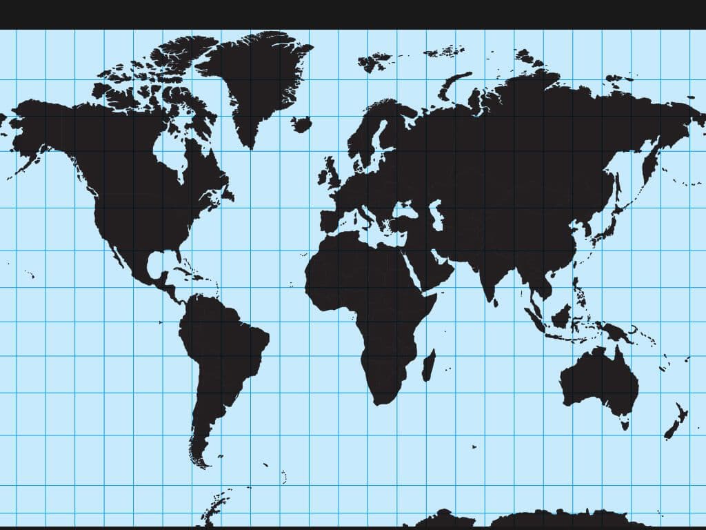 De mercatorprojectie is een van de meest bekende kaarten, en wordt gebruikt door Google Maps en Apple Maps. Het is echter wetenschappelijk onjuist omdat de onderste helft vervormt wordt. Australië lijkt kleiner dan Groenland maar is in feite 3… 