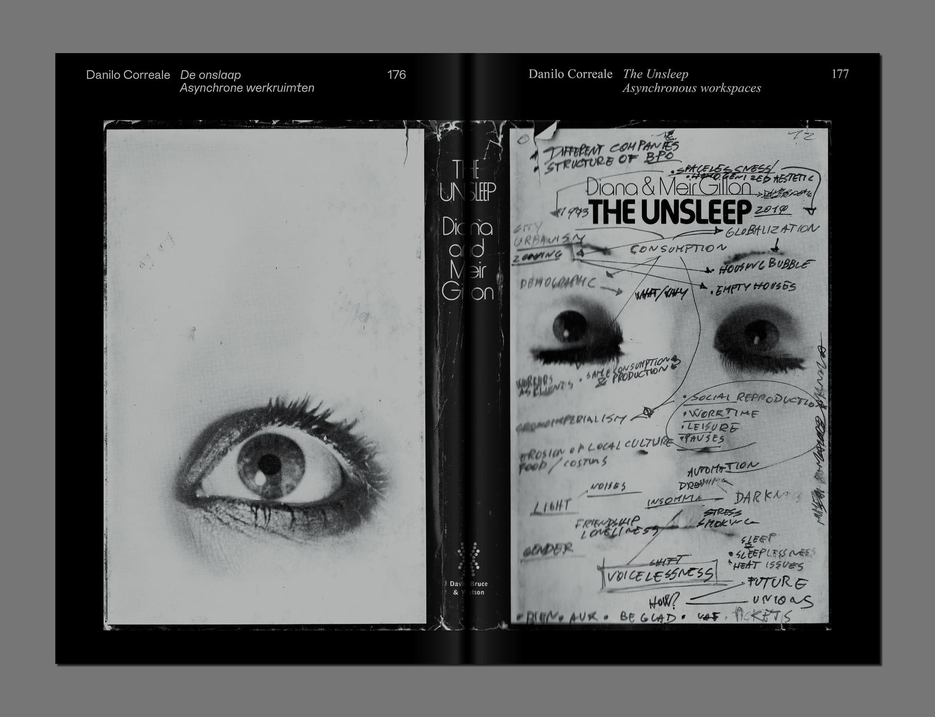 Spread from I See That I See What You Don’t See. Graphic design by Rudy Guedj. 