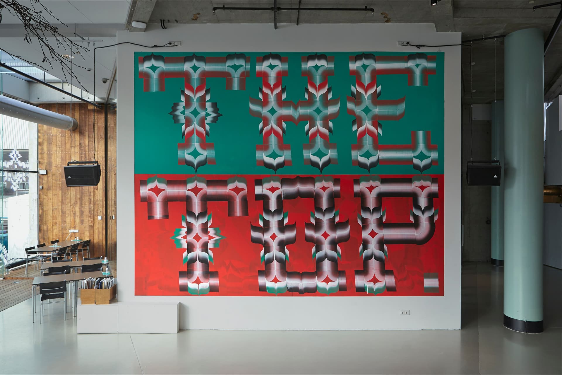  Job Wouters. Muurschildering #2. Photo Corriette Schoenaerts 