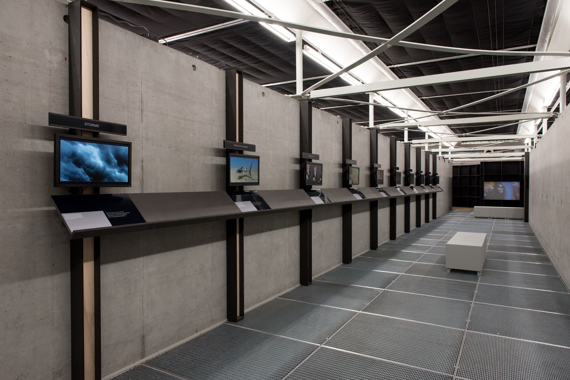 Video installation by artist Jonas Staal. Steve Bannon: A Propaganda Retrospective, 2018. Photo: Lotte Stekelenburg 