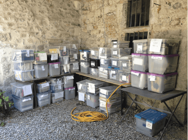 A web archive searching for a destination, currently stored in boxes in the South of France. 