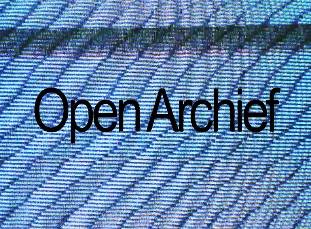 Open Archief. Ontwerp: Marius Schwarz