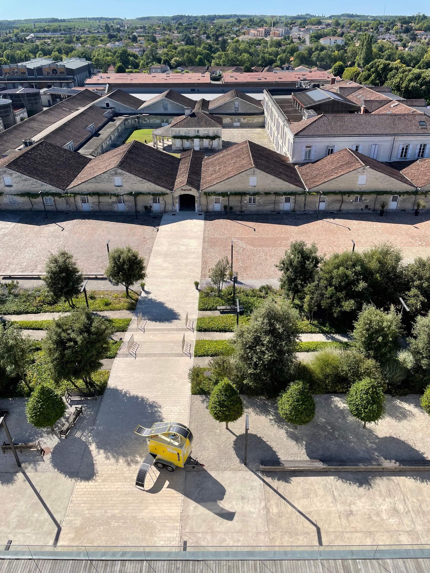 The Solar Energy Kiosk in Cognac, France. 