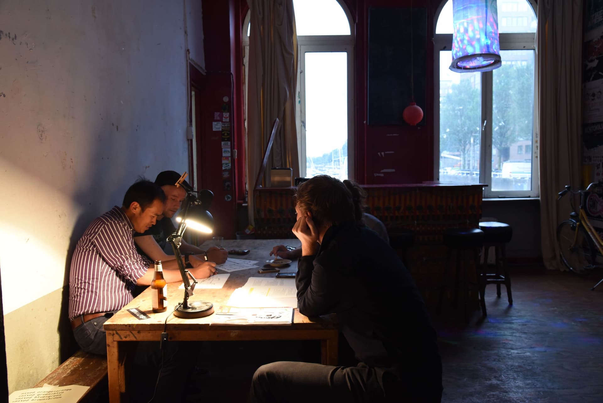  Annotation session at Poortgebouw in Rotterdam, September 2017. Photo by Maria Fernanda Duarte. 