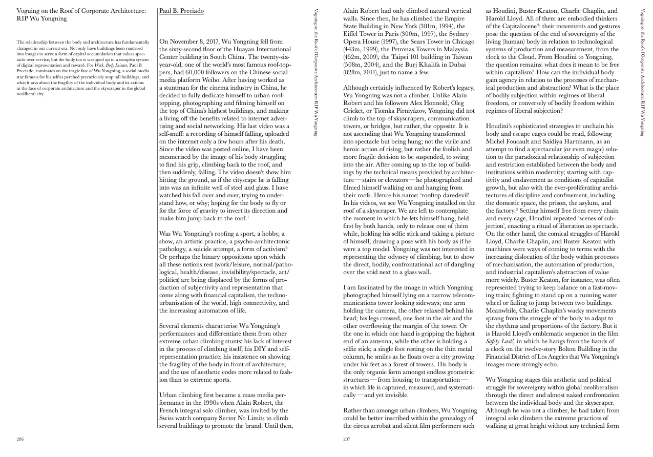 Spread from Expansive Architecture. Design by Ines Cox. 