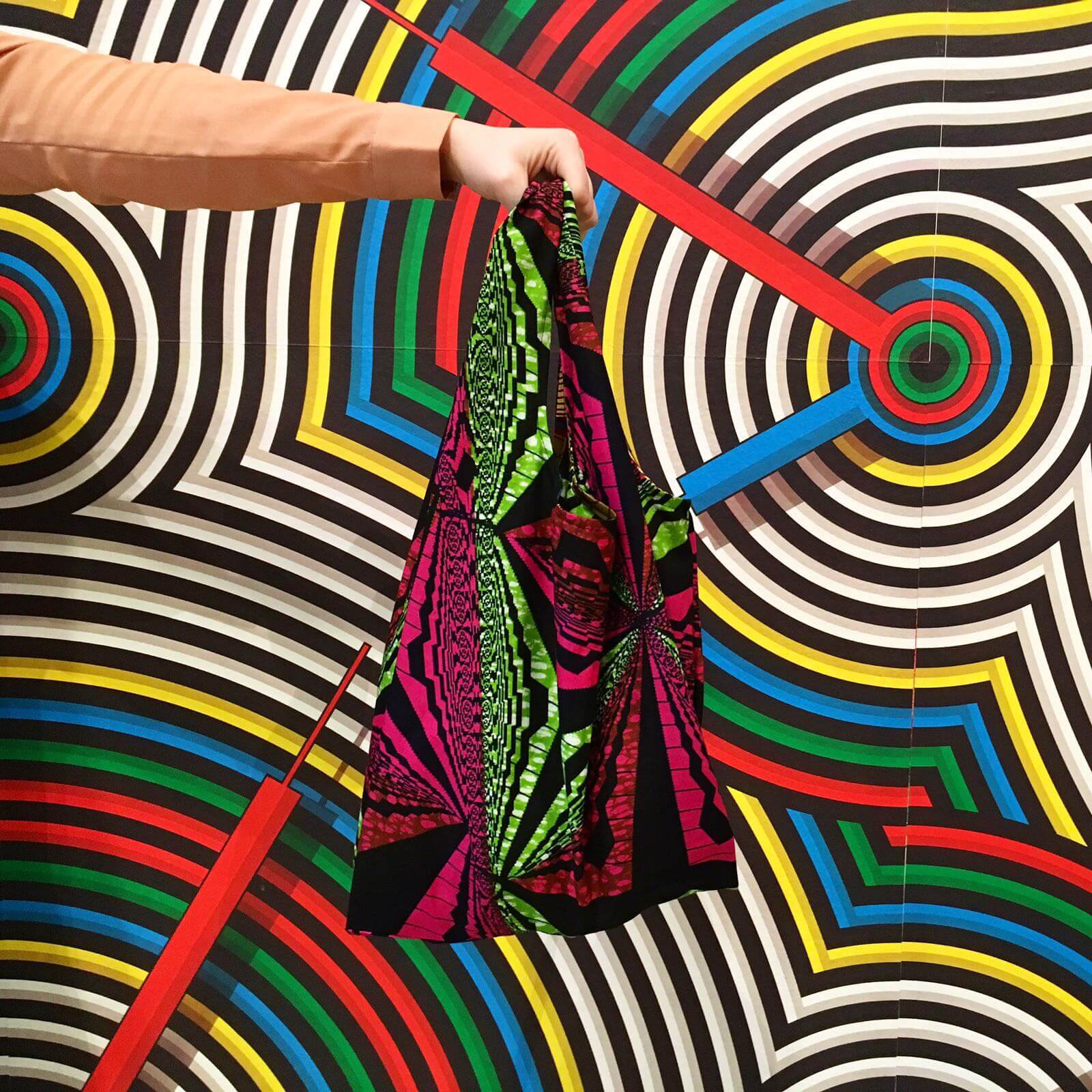 Vlisco tote bag. Foto: Madeleine Mans 