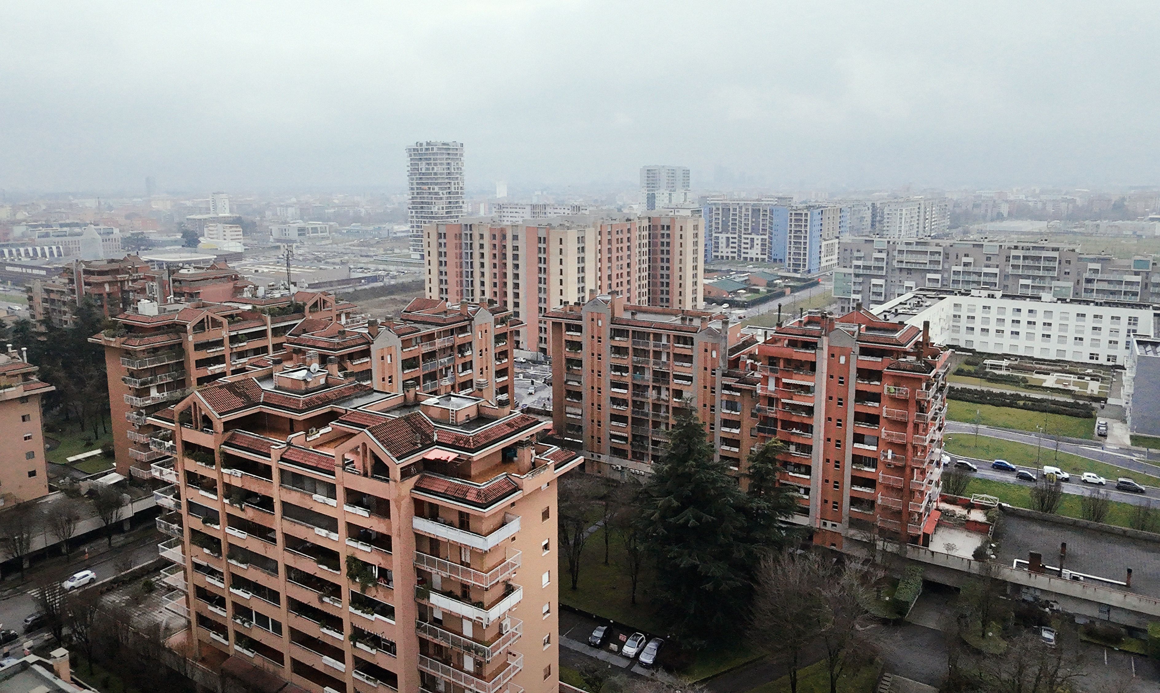 Drone image of the Adriano district. Image: Collective Works