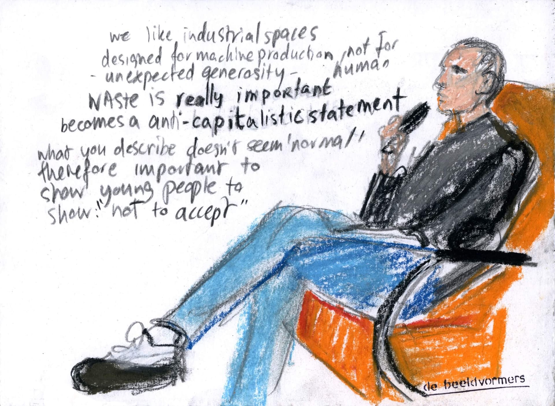 Thursday Night with Jack Self. Visual report by De Beeldvormers 