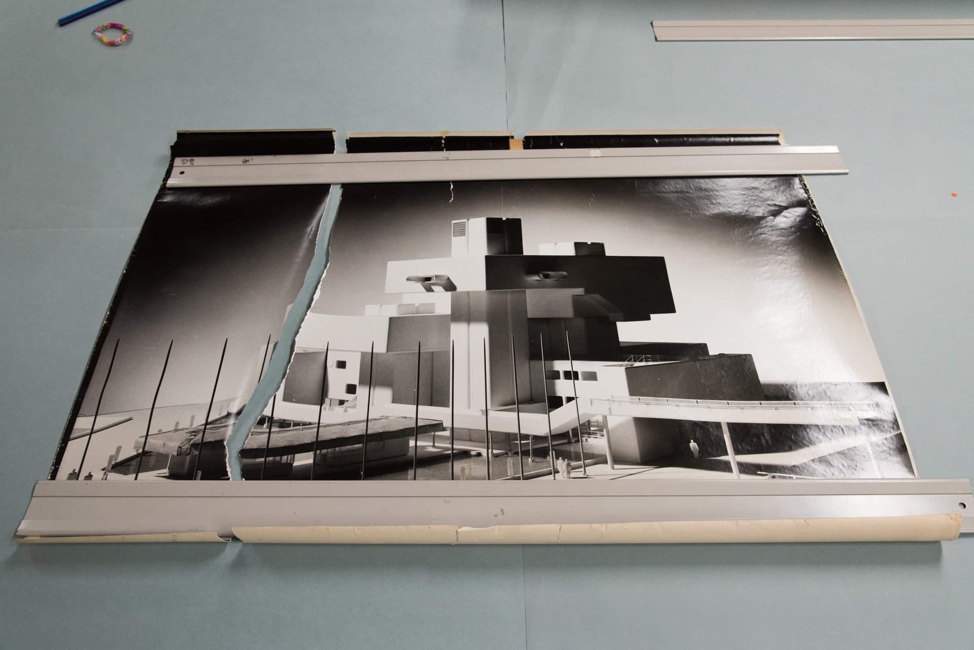 Foto maquette Nederlands paviljoen Expo '70, Osaka, Japan, 1972. Collectie Het Nieuwe Instituut, Archief Weeber, WEEB 144 