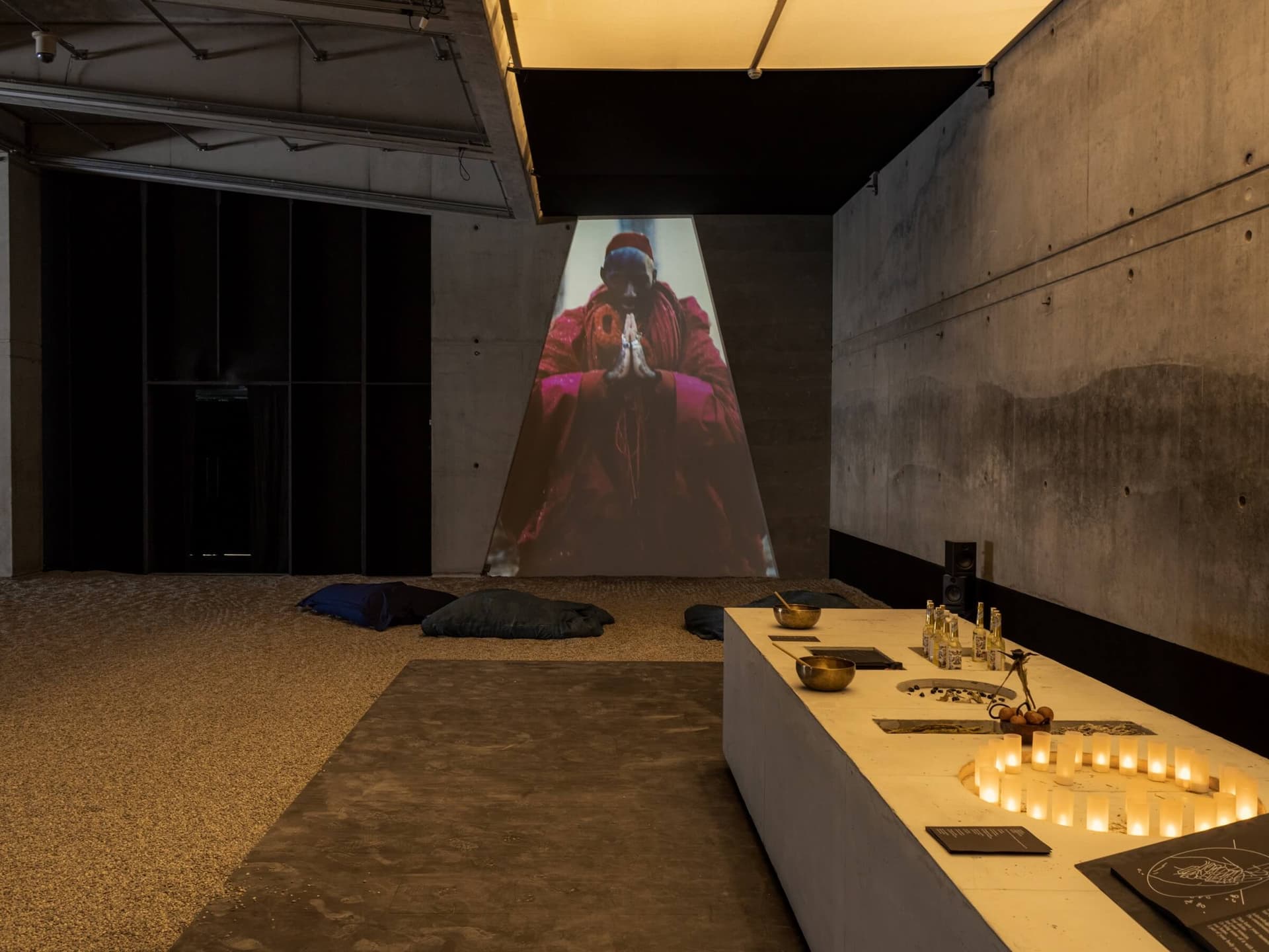 G/D THYSELF: Spirit Strategy On Raising Free Black Children, installation by The Ummah Chroma. Het Nieuwe Instituut, 2020. Photo: Johannes Schwartz. 