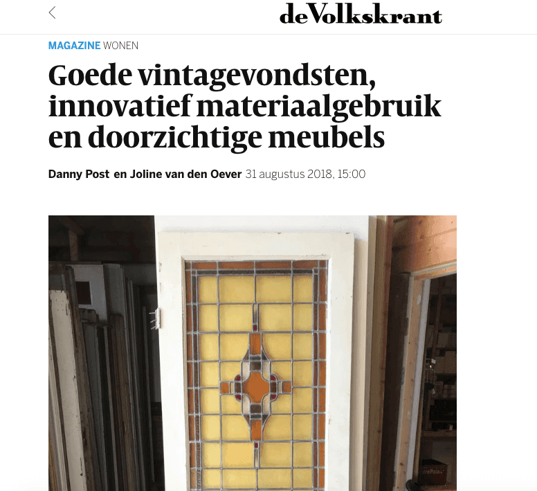  Volkskrant Magazine, 31-8-2018 