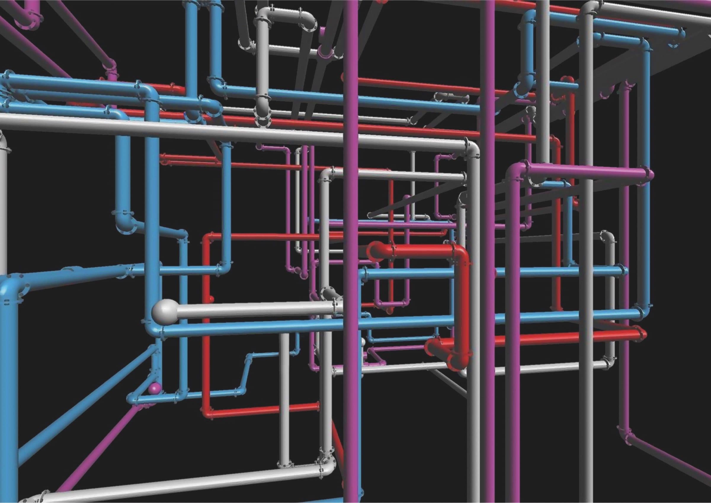 Screensaver 3D Pipes