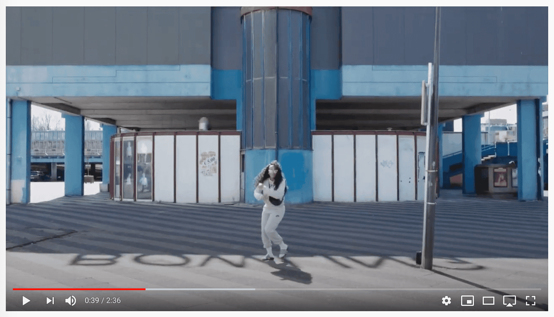 Still from Massih Hutak’s video Slippers Ray-Ban.