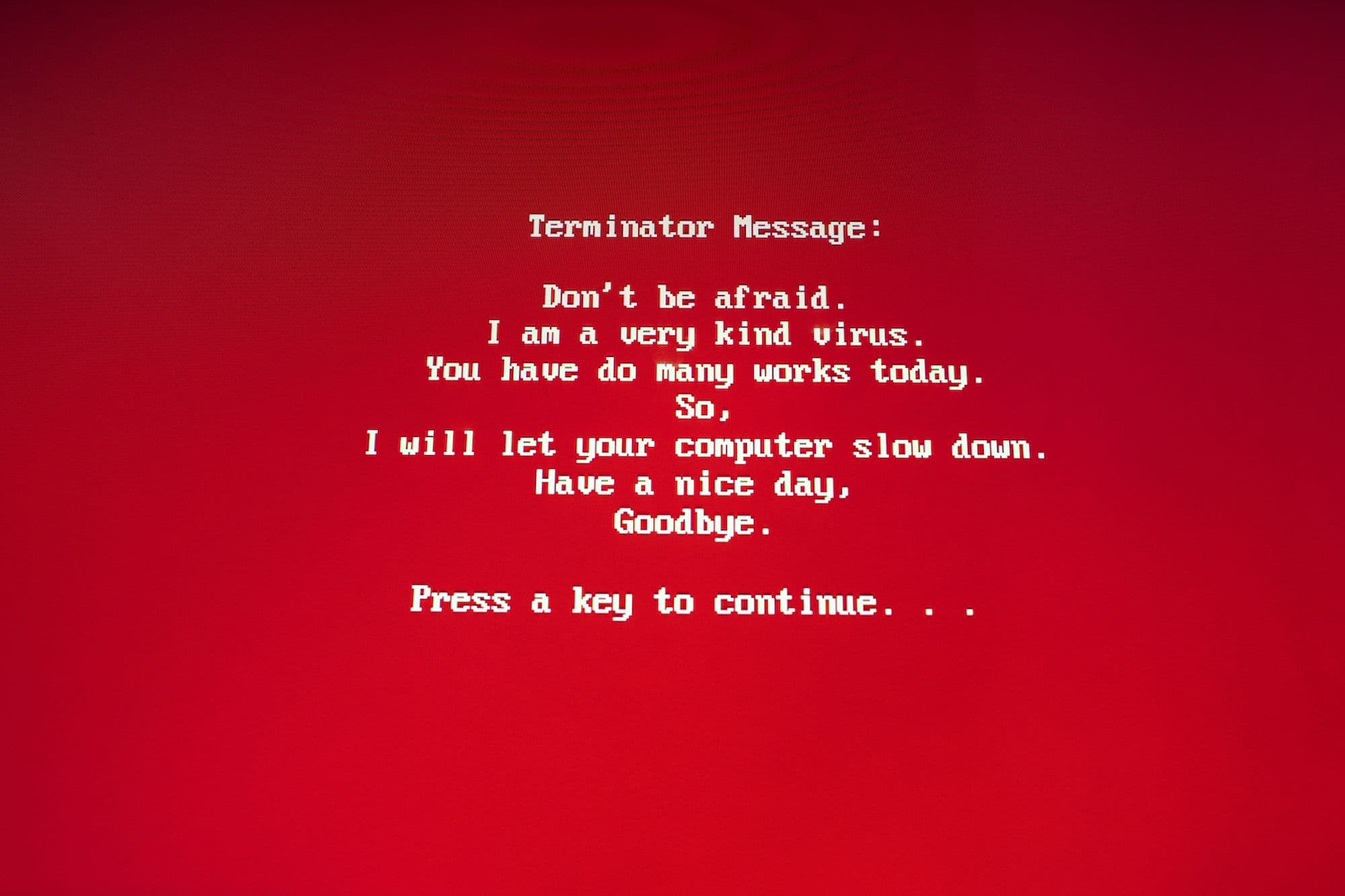 Skynet Virus (1994), beeld: Johannes Schwartz 