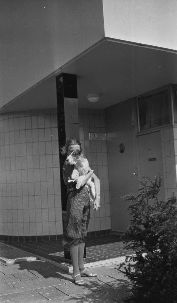 Gé en Teddy. Foto Collectie Nieuwe Instituut. Bruikleen BIHS 