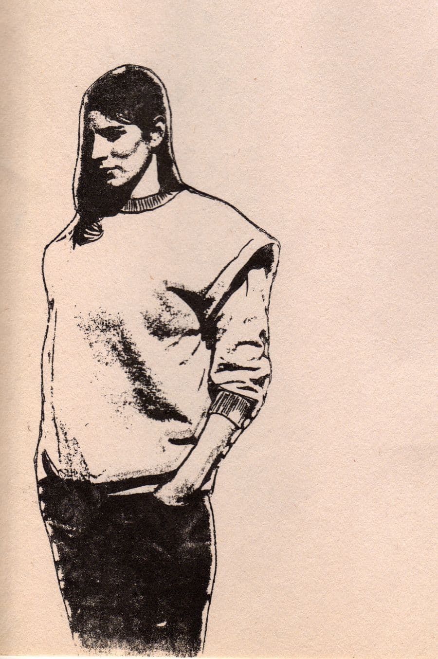 Funnel shoiulder sweats 