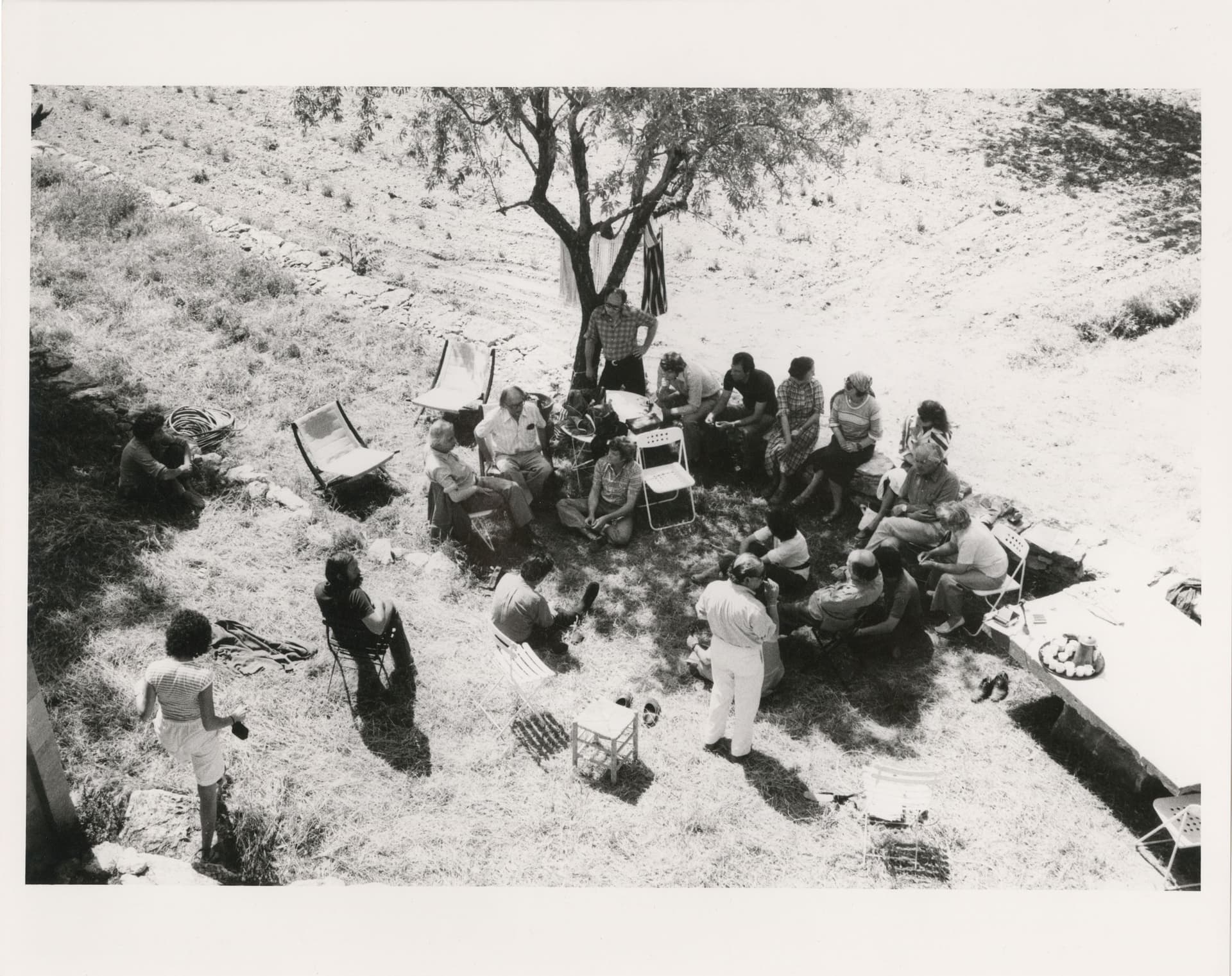 Bijeenkomst van Team 10 in Bonnieux, 1977. Archieven Alison & Peter Smithson, Collectie Het Nieuwe Instituut, TTEN f16