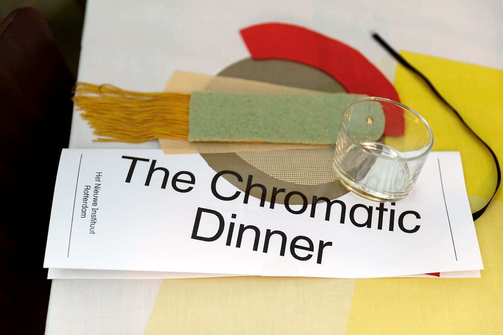 The Chromatic Dinner at Het Nieuwe Instituut, 2018. Photo Aad Hoogendoorn. 