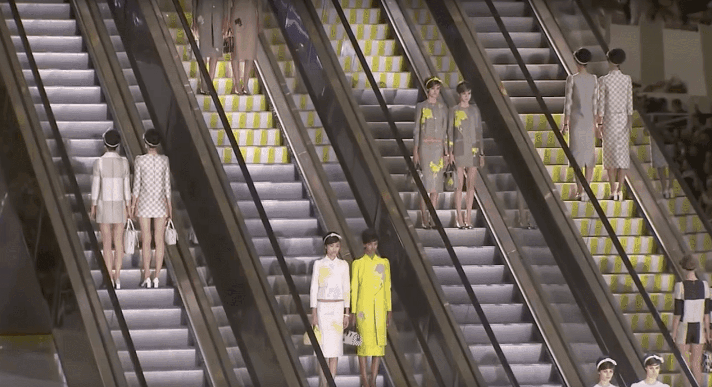 Foto: Louis Vuitton Spring/Summer Collection 2013 © Marc Jacobs, Daniel Buren. 