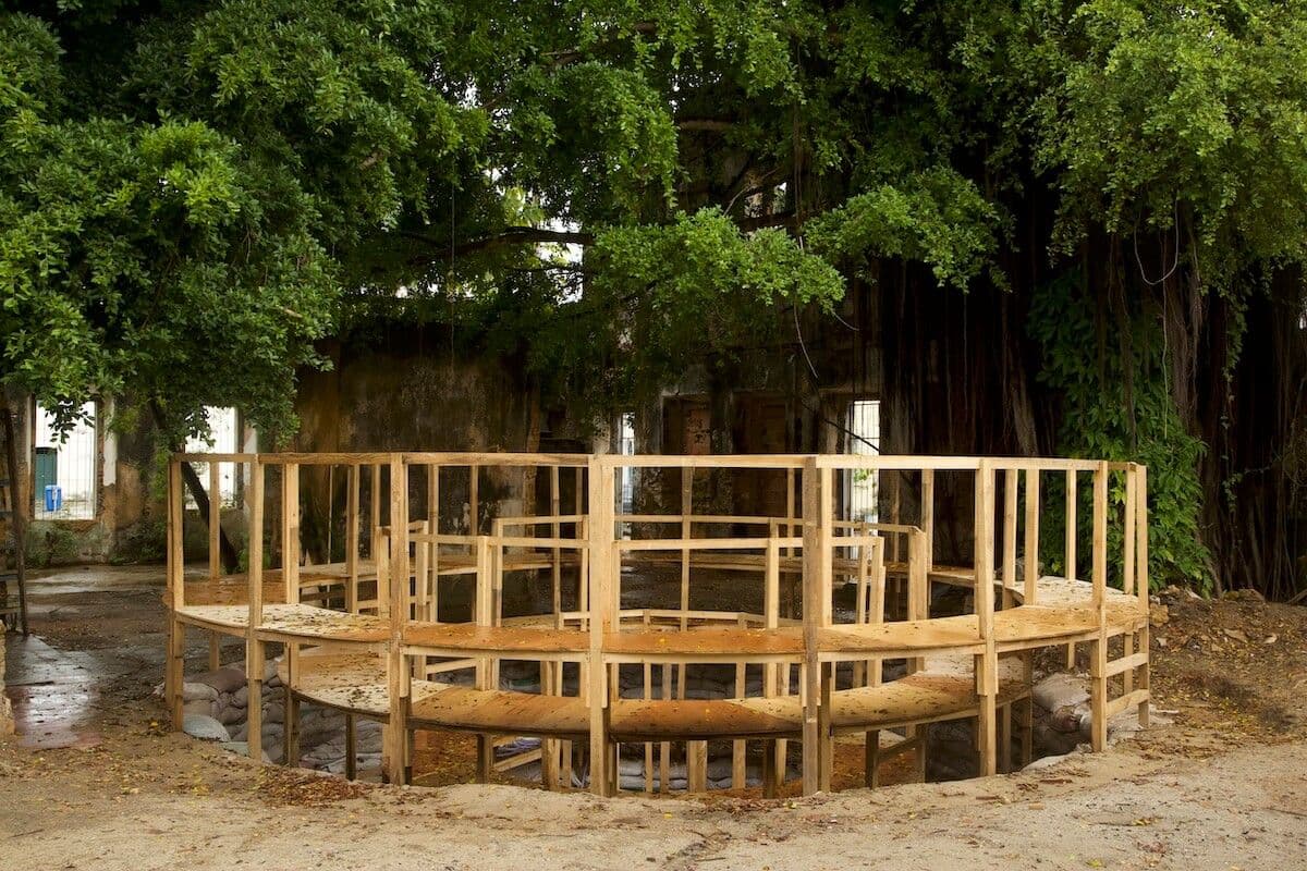 Camila Sposati, Teatro Anatômico da Terra / Earth Anatomical Theatre (3rd Bahia Biennial, 2014). Photo courtesy of the artist. 