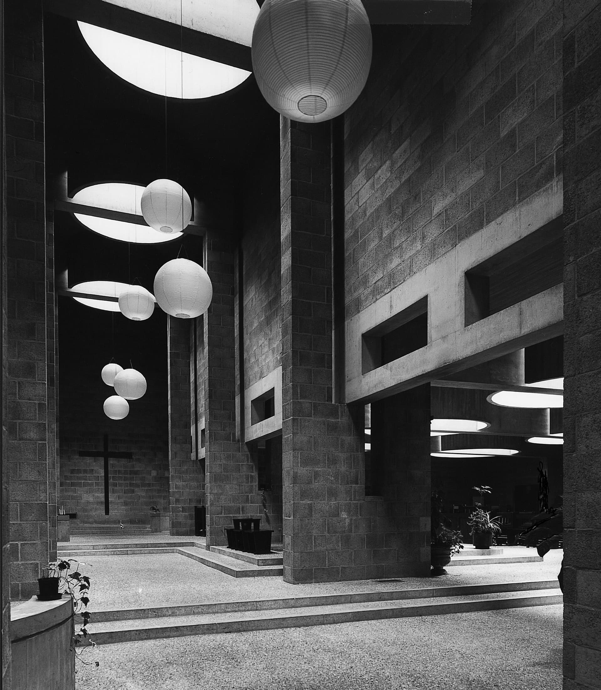 Aldo van Eyck. Pastoor van Ars church, The Hague, 1968-69. © TU Delft. 