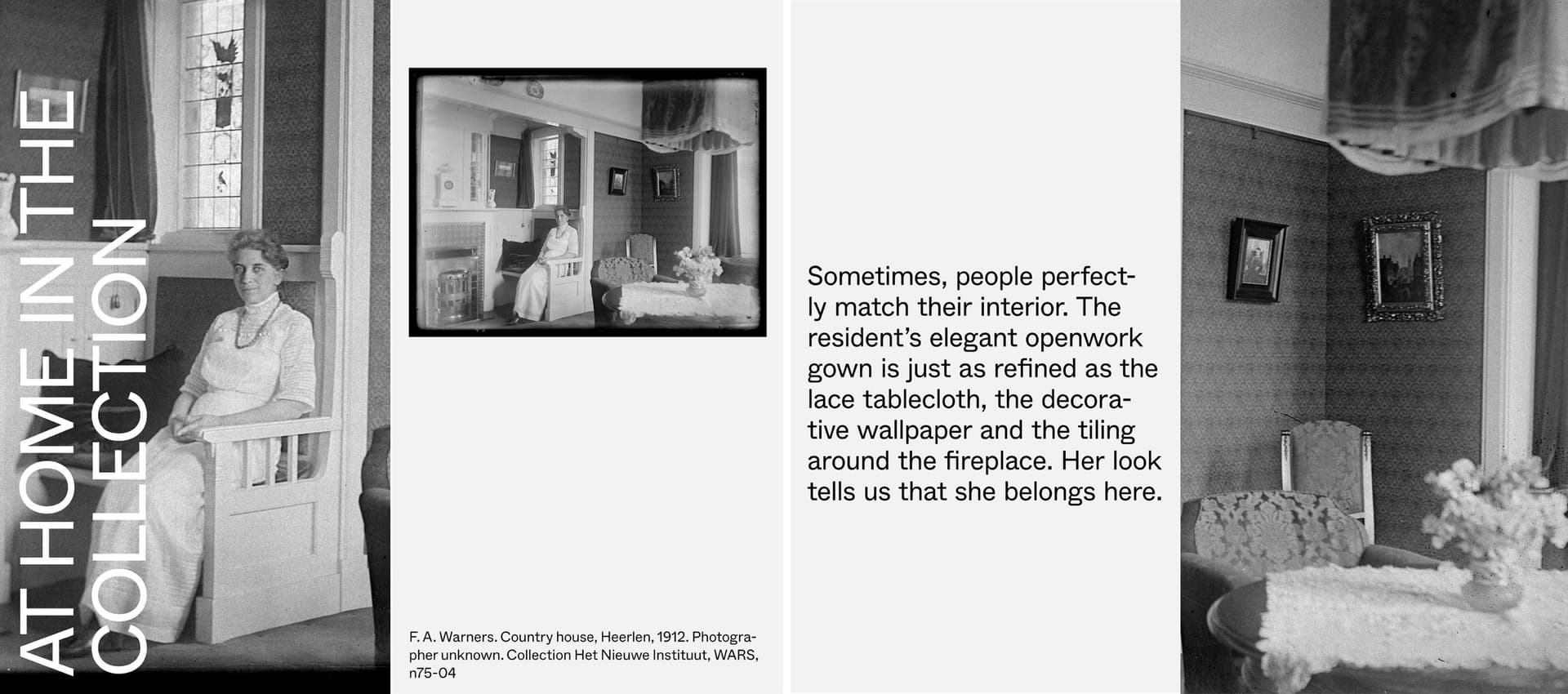 At home in the collection, on Instagram. 