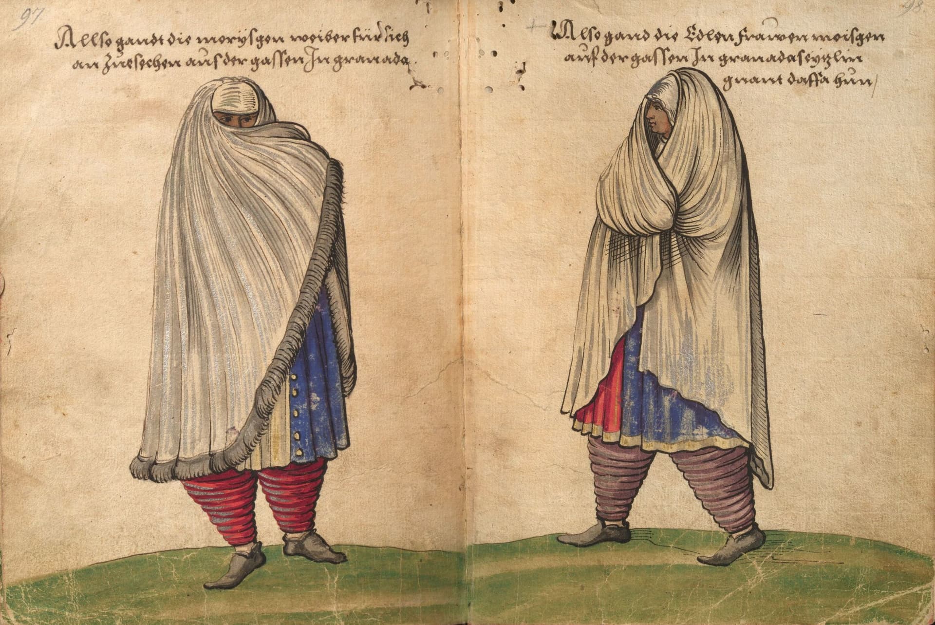 Christoph Weiditz, Trachtenbuch (costume picture book), 1529, Germanisches Nationalmuseum, Nuremberg. 