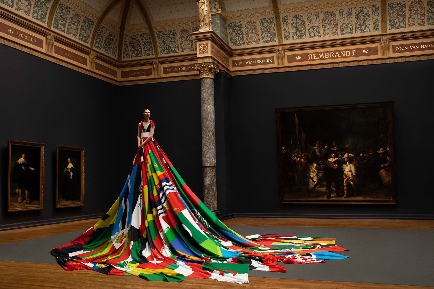 Amsterdam Rainbow Dress. Photo Pieter Henket 