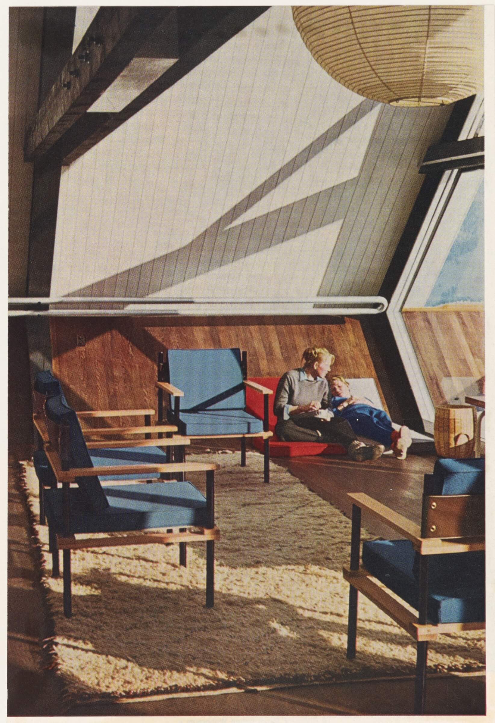 Like cats finding the warmest place in the house, these two recline and relax in front of the window. Ignoring the empty chairs, they prefer to lie together on the cushion, enjoying the feel of the sun on their faces as its shines through…  