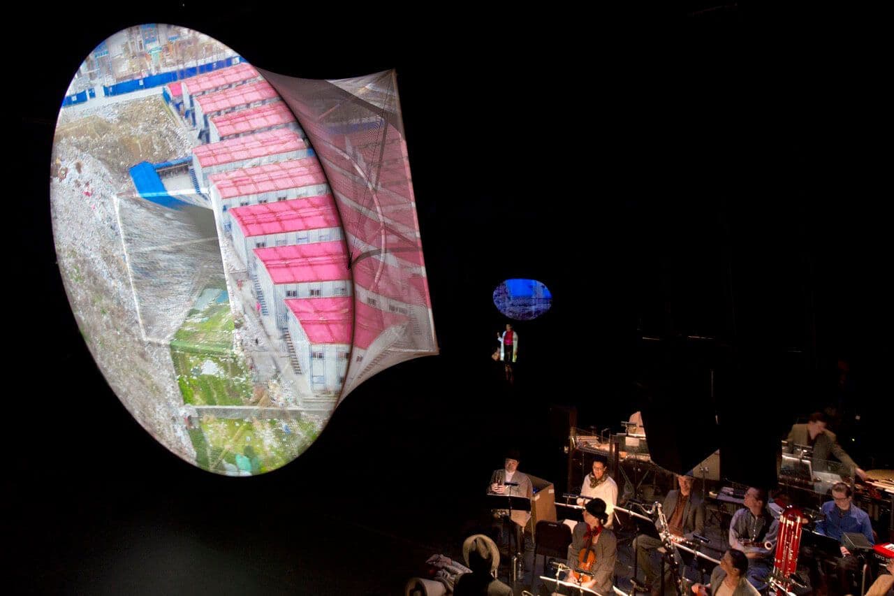 Stage by Ai Weiwei for the opera As Big As The Sky. Photo: Ada Nieuwendijk 