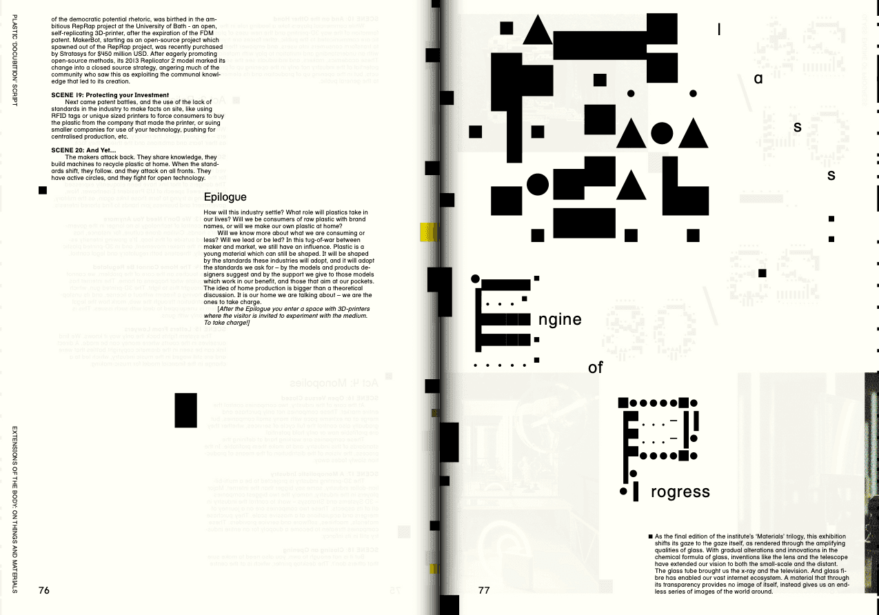 Spread from Expansive Architecture. Design by Ivan Martinez. 