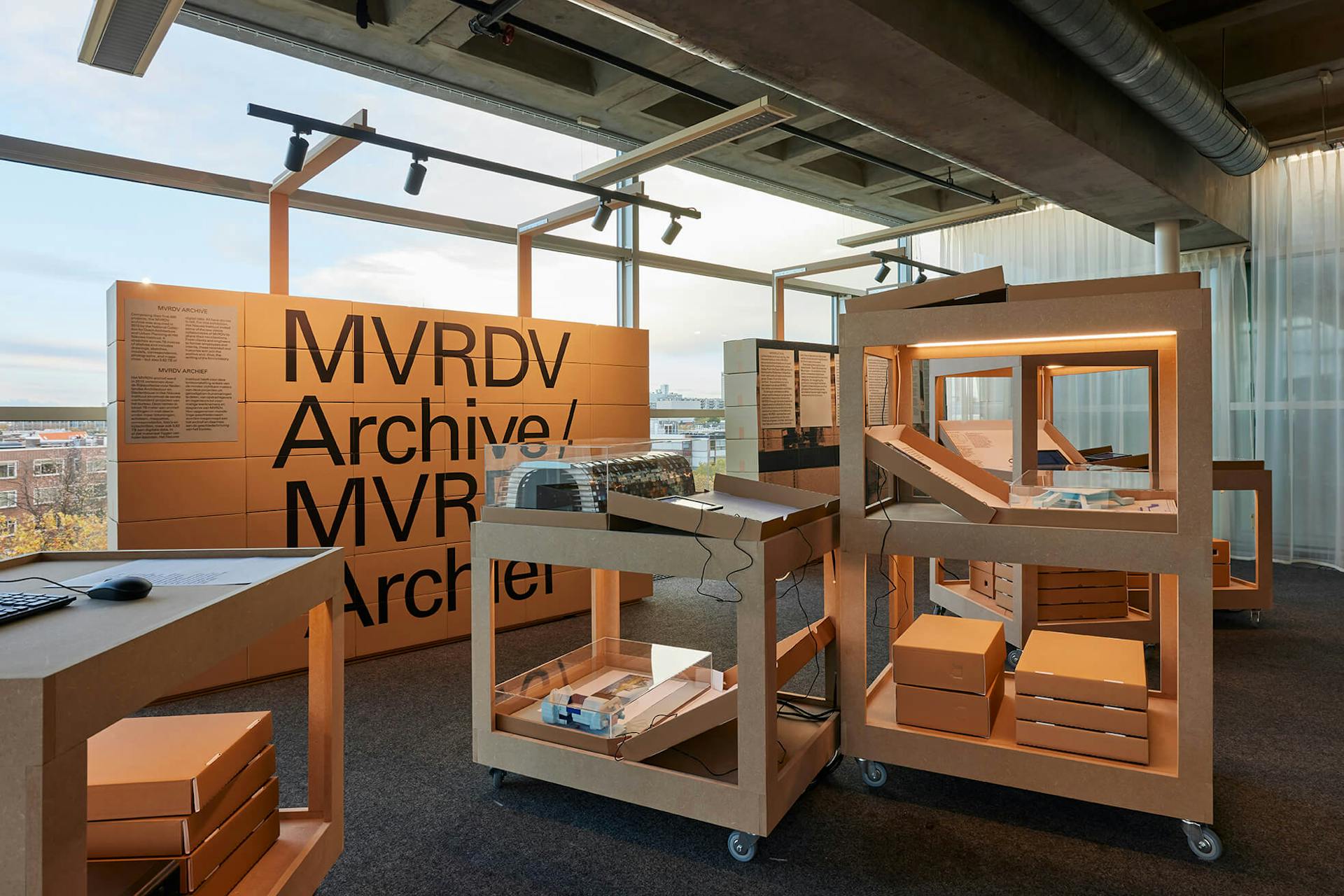 MVRDVHNI: The Living Archive of a Studio, Het Nieuwe Instituut 2021-2022. Photo Aad Hoogendoorn. 