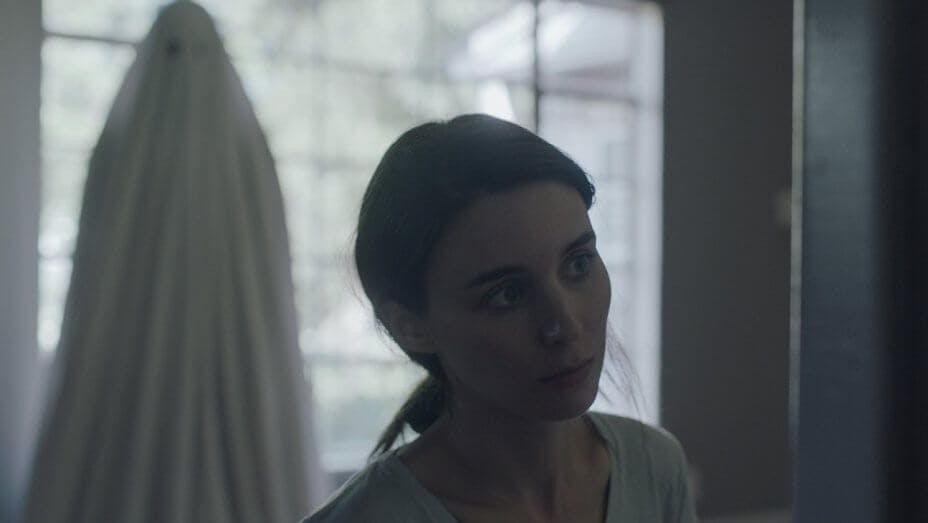 Still from A Ghost Story (2017), directed by David Lowery. Image: IMDB. 