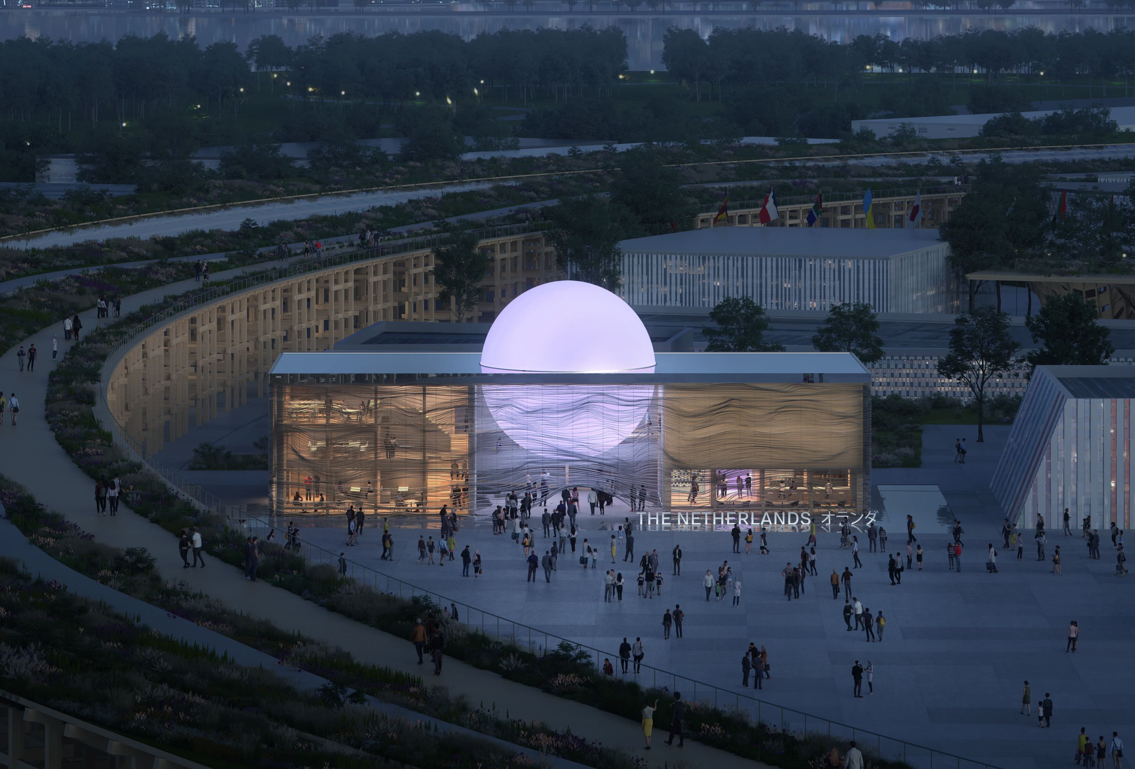Dutch Pavilion, Osaka World Expo 2025. Image: Plomp