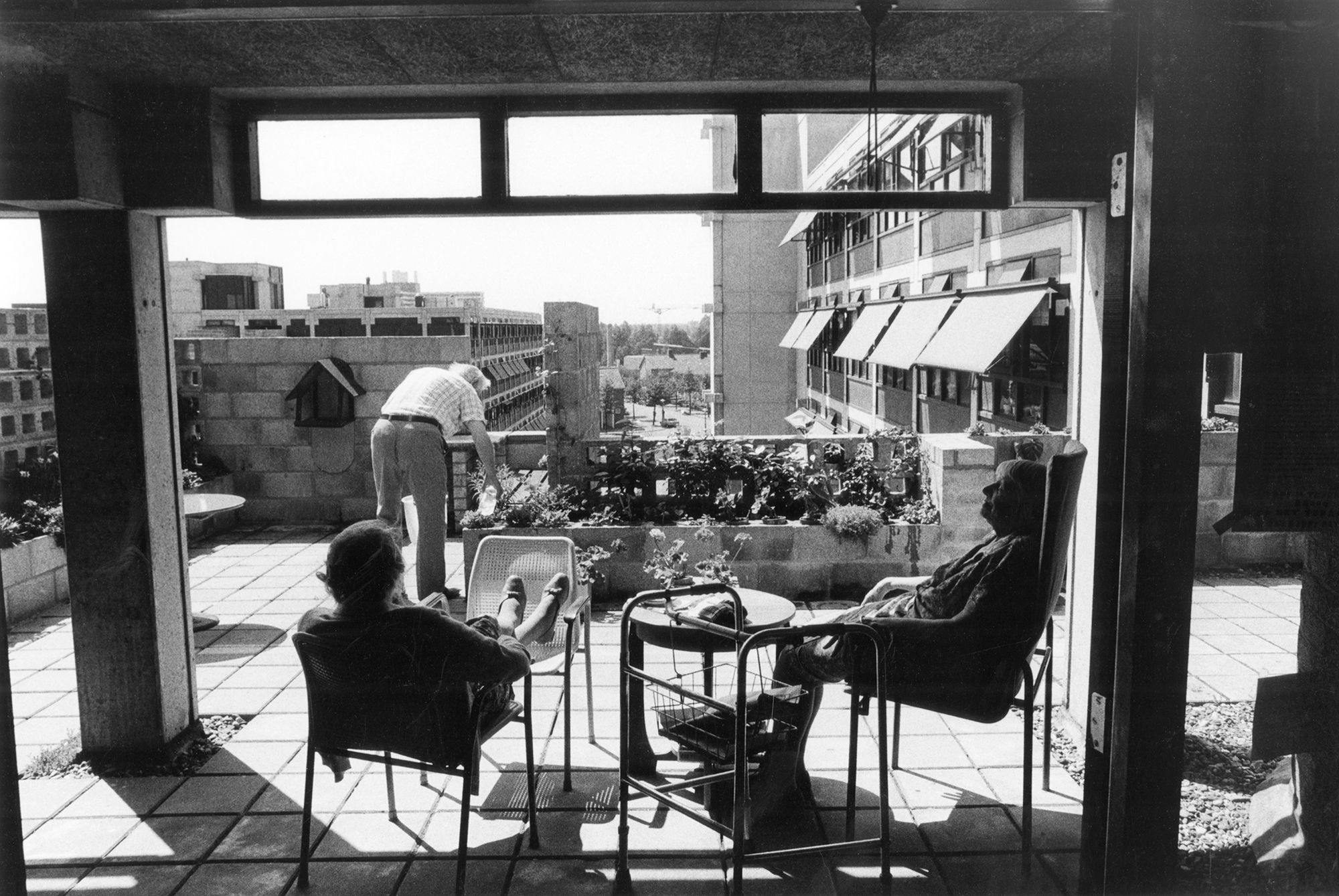 Herman Hertzberger. Gebouwencomplex voor bejaarden ‘De Drie Hoven', Amsterdam, 1964-74. Foto: Willem Diepraam 