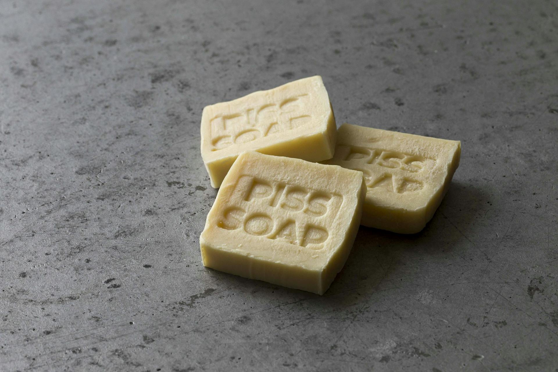 Piss Soap by Arthur Guilleminot in New Store 1.0, Dutch Design Week 2023. Photo: Jeph Francissen