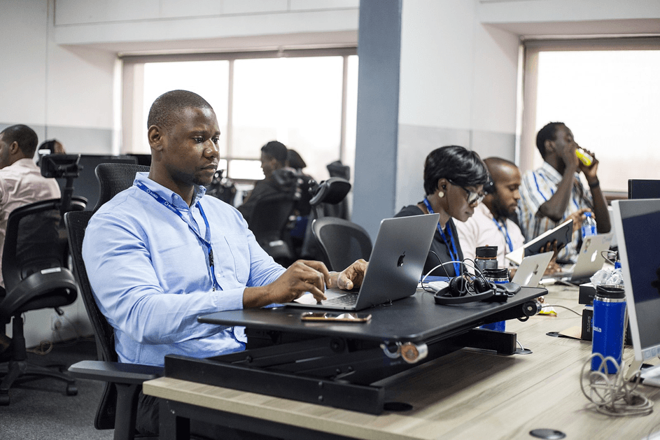 Andela software engineers, Lagos, Nigeria. Source: Kamdi Uko 