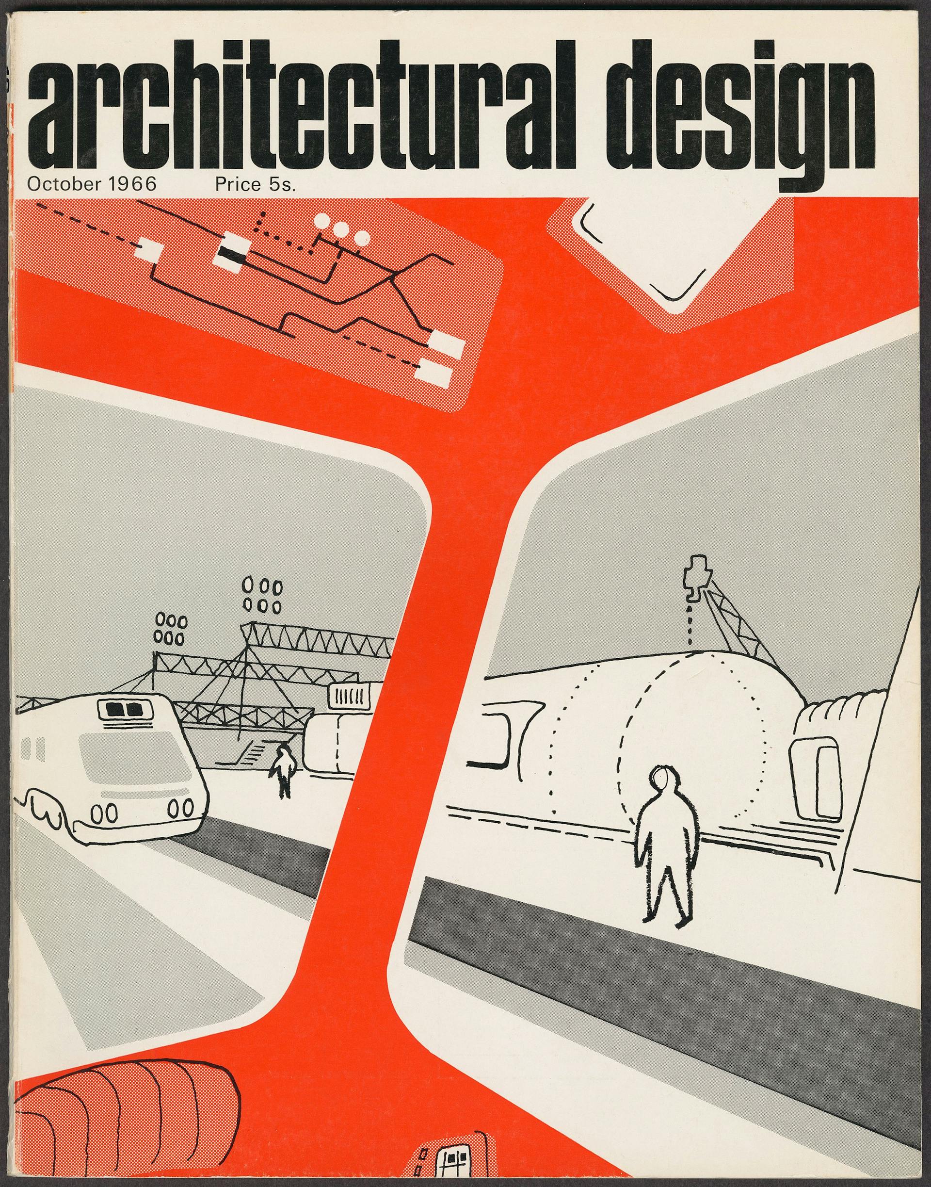 Cedric Price verpakte in 1966 zijn baanbrekende ontwerp voor een mobiele universiteit en campus in een moderne visualisatie met rode en gerasterde Zips. Deze combinatie van een vooruitstrevend ontwerp met moderne technieken prijkte op de k… 